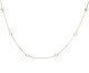 Choker Delicado com Zircônias Incolores Semijoia Banho de Ouro 18K, Dourado | WestwingNow