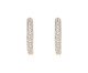 Brinco Argola Venice Bombê Articulado Ouro 18K Cravação de Zirconias, Dourado | WestwingNow