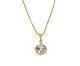 Colar Ponto de Luz Semijoia Banho de Ouro 18K, Dourado | WestwingNow