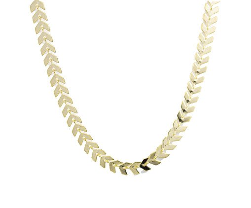 Colar Folhas Gregas Semijoia Banho de Ouro 18K, Dourado | WestwingNow