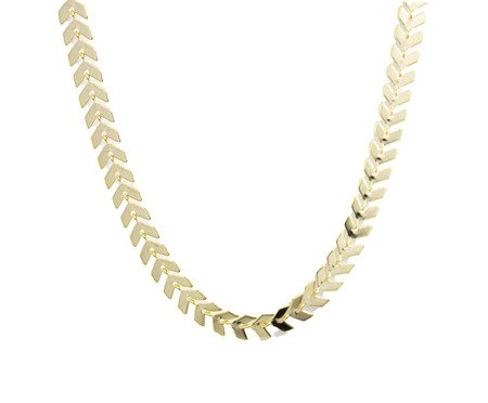 Colar Folhas Gregas Semijoia Banho de Ouro 18K | Westwing