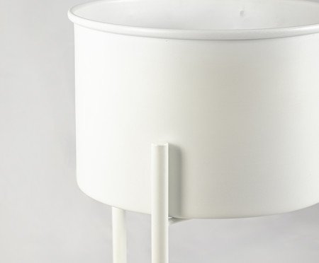 Suporte de Plantas com Vaso Humaitá 2.0 Branco | Westwing