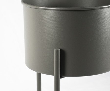 Suporte de Plantas com Vaso Humaitá 2.0 Cinza | Westwing