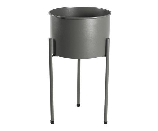 Suporte de Plantas com Vaso Humaitá 2.0 Cinza, grey | WestwingNow