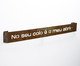 Frase de Ferro Rust - No seu colo é meu abrigo, Bronze | WestwingNow