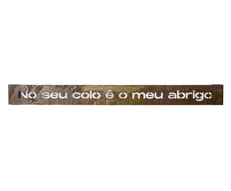 Frase de Ferro Rust - No seu colo é meu abrigo | Westwing