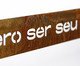 Frase de Ferro Rust - Por onde for quero ser seu par, Bronze | WestwingNow