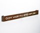Frase de Ferro Rust - Com você me sinto em casa, Bronze | WestwingNow