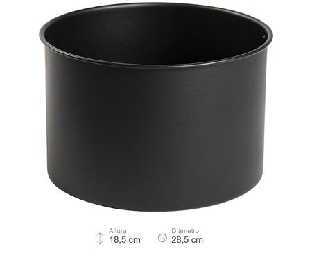 Vaso Slim Humaitá Preto | Westwing