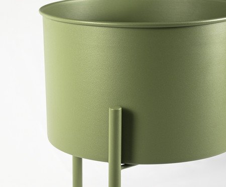 Suporte de Plantas com Vaso Humaitá 2.0 Verde Oliva | Westwing