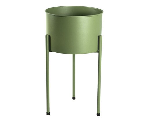 Suporte de Plantas com Vaso Humaitá 2.0 Verde Oliva, green | WestwingNow