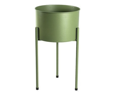 Suporte de Plantas com Vaso Humaitá 2.0 Verde Oliva | Westwing