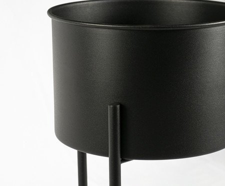 Suporte de Plantas com Vaso Humaitá 2.0 Preto | Westwing