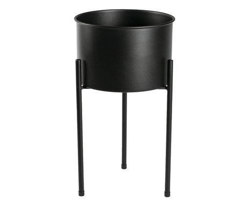 Suporte de Plantas com Vaso Humaitá 2.0 Preto, black | WestwingNow