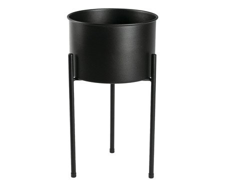 Suporte de Plantas com Vaso Humaitá 2.0 Preto | Westwing