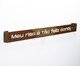 Frase de Ferro Rust - Meu riso é tão feliz contigo, Bronze | WestwingNow