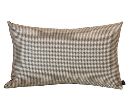 Almofada Pied de Poule Cinza Retangular | Westwing