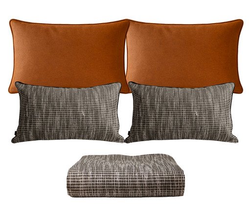 Jogo de Almofadas Austrália, black | WestwingNow