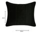 Almofada Veludo Preto com detalhe em Vivo, black | WestwingNow