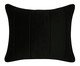 Almofada Veludo Preto com detalhe em Vivo, black | WestwingNow