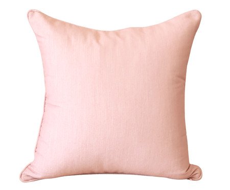 Almofada Chenille Rosé Quadrada | Westwing
