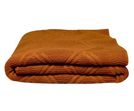 Manta Tricot Luxo Curry Amarelo | Westwing
