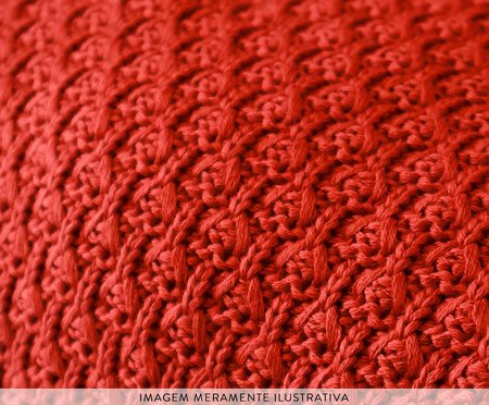 Manta Tricot Tramado Coral | Westwing