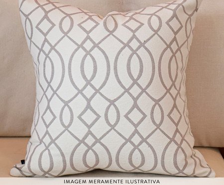 Almofada Luxury Grey Quadrada | Westwing