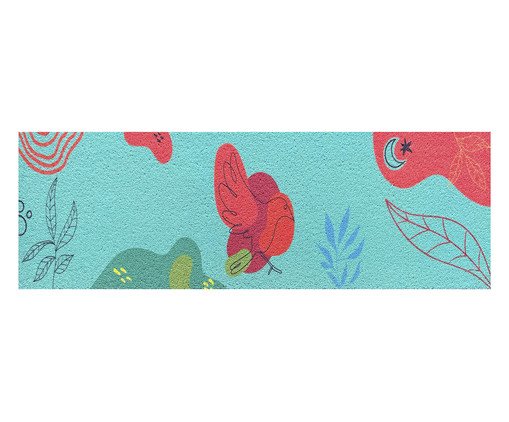 Passadeira Vinil Colormats Lua Turca, blue | WestwingNow
