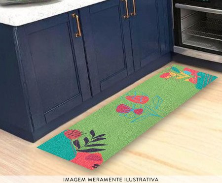Passadeira Vinil Colormats Jardim Secreto | Westwing