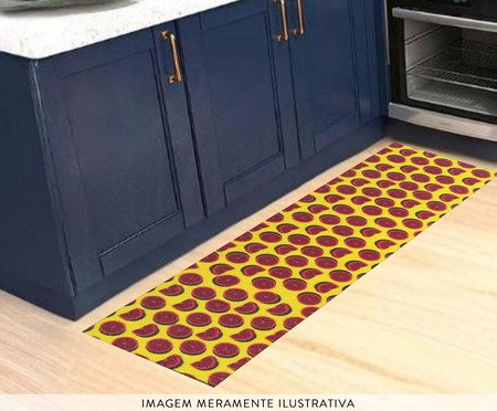 Passadeira Vinil Colormats Grape Fruit | Westwing