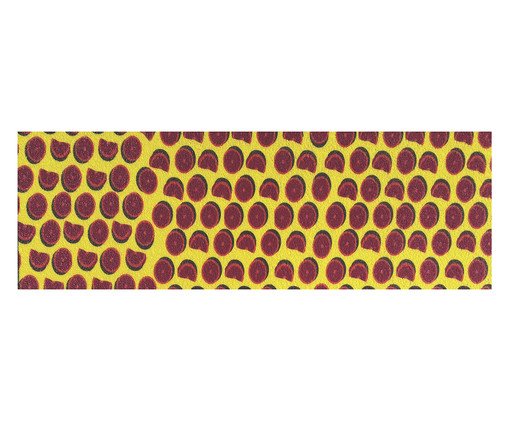 Passadeira Vinil Colormats Grape Fruit, yellow | WestwingNow