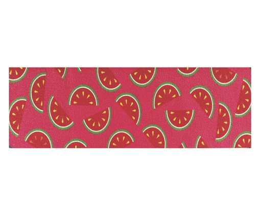 Passadeira Vinil Colormats Melancias, pink | WestwingNow
