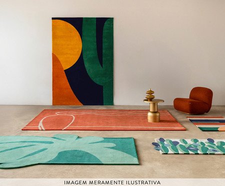 Tapete Floresta de Tarsila do Amaral Bege | Westwing