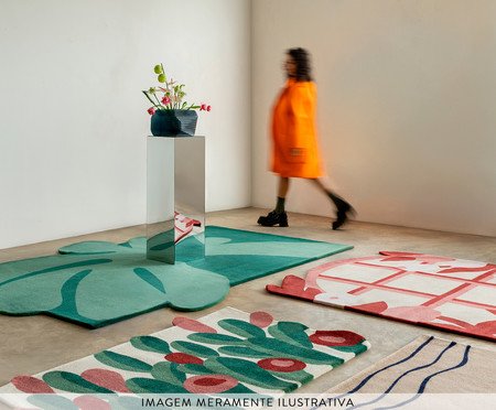 Tapete Floresta de Tarsila do Amaral Bege | Westwing