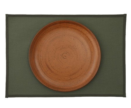 Jogo de Lugar Americano Dublado Pako Verde | Westwing