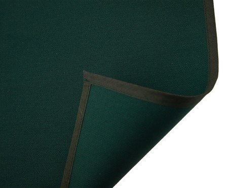 Jogo de Lugar Americano Dublado Pako Verde Escuro | Westwing