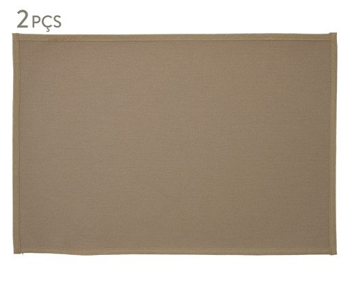 Jogo de Lugar Americano Dublado Pako Bege, beige | WestwingNow