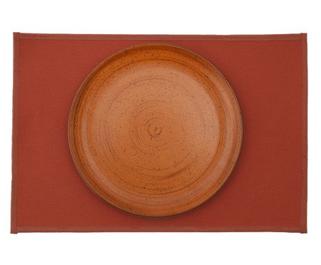 Jogo de Lugar Americano Dublado Pako Terracota | Westwing