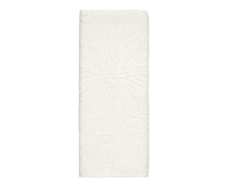 Toalha de Banho Florença Floral Branco | Westwing