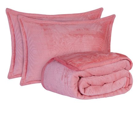 Jogo de Coberdrom Cutting Rosa Antique | Westwing