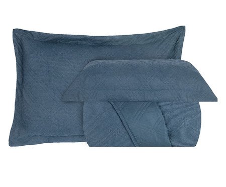 Jogo de Cobre-Leito Suede Jeans | Westwing
