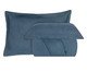 Jogo de Cobre-Leito Suede Jeans, multicolor | WestwingNow