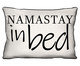 Capa de Almofada com Linho Rústico Vivo Namastay in bed, Cru | WestwingNow