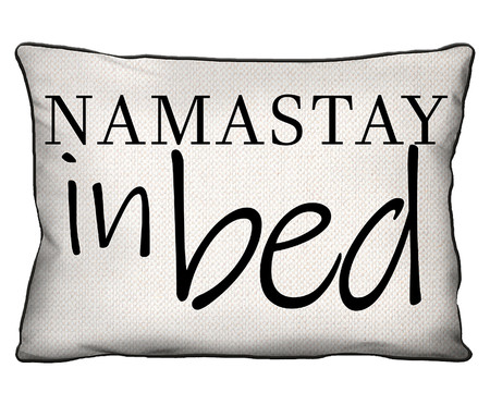 Capa de Almofada com Linho Rústico Vivo Namastay in bed | WestwingNow