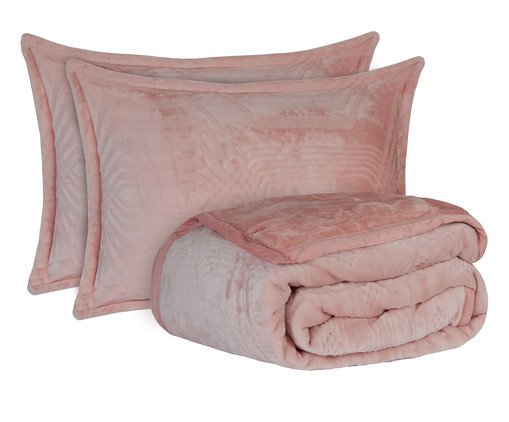 Jogo de Coberdrom Cutting Rosa Peach, pink | WestwingNow