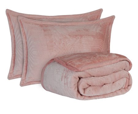 Jogo de Coberdrom Cutting Rosa Peach