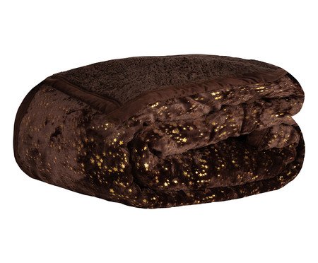 Coberdrom Estrela Choco Escuro Golden | Westwing