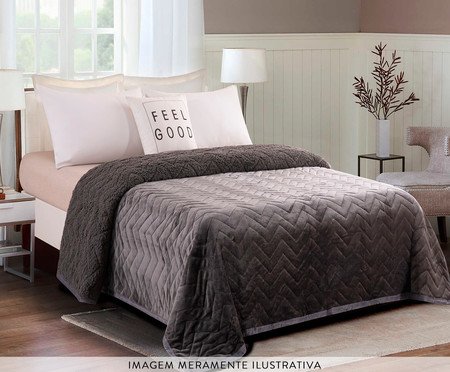 Coberdrom Xadrez Gris | Westwing