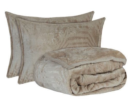 Jogo de Coberdrom Cutting Fendi, beige | WestwingNow